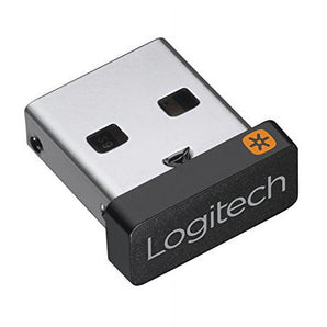 Logitech USB Unifying Receiver 2.4 GHz Wireless Technology for PC and Mac Black