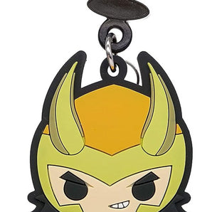 Marvel Loki Soft Touch Bag Clip - Marvel Loki Backpack Keychains for Boys and Girls, Cute Marvel Loki Keychain Accessories for Purse, Marvel Avengers Key Ring Charms for Marvel Fans - 4.5 Inches