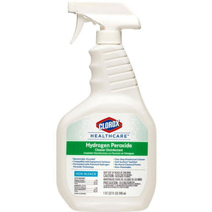 Clorox Healthcare Hydrogen Peroxide Cleaner Disinfectant Spray - 32 fl oz (1 quart) - 1 Each 30828