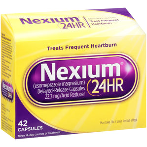 Nexium 24HR Acid Reducer Heartburn Relief Capsules With Esomeprazole Magnesium - 42 Count