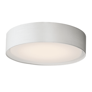 Maxim 10222WL 20 in. Prime LED Flush Mount Ceiling Light, White Linen
