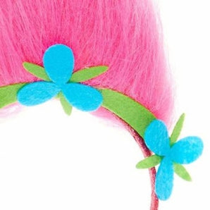 Trolls Girls Dress Up Poppy Hair with Glitter Headband