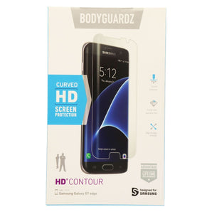 BodyGuardz HD Countour Screen Protector for Samsung Galaxy S7 Edge - Clear