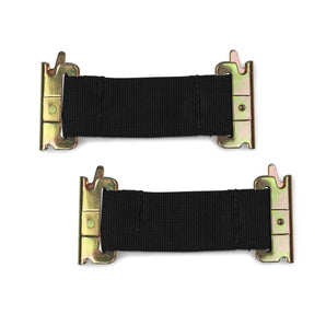 DC Cargo Mall 2 Bungee Tie-Down Straps for E-Track - 5 Inch Long - Secure Tools to Enclosed Trailer Walls - E-Track Accessories - Organization and Storage