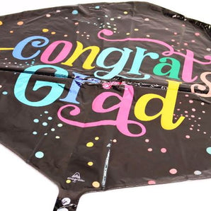 Follow Your Dreams Congrats Grad Cap 31" Super Shape Foil Balloon, Multi-Color