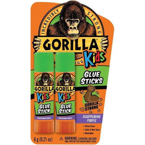 Gorilla Kids Glue 6g Sticks, 2 pack