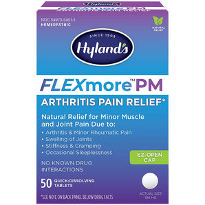 Homeopathic FLEXmore PM Arthritis Pain Relief (50 Quick Dissolving Tabs)
