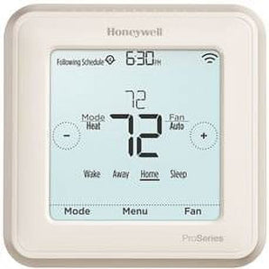 Honeywell Lyric T6 Thermostat, 2 Heat / 1 Cool Heat Pump Or 2 Heat / 2 Cool Conventional