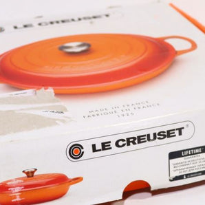 Le Creuset Enameled Cast Iron Signature Braiser, 2.25 qt., Cerise (Non-Retail Packaging)