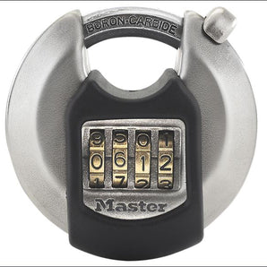 Master Lock Discus Padlock Excell Stainless Steel 70 mm M40EURDNUM