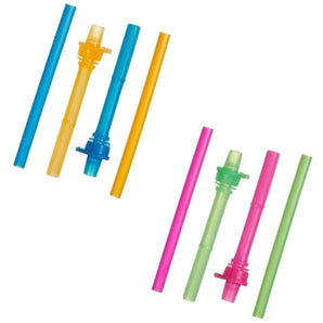 Munchkin Click Lock Replacement Straws with Valves 2-Pack, Colors May Vary