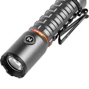 NEBO Redline Torchy 2K, 2000 Lumen Pocket, Rechargeable LED, Water & Impact Resistant Flashlight for EDC with Smart Power Control, Power Memory Recall