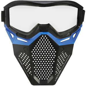 Nerf Rival Face Mask, Blue, for Kids Ages 14 and up, Adjustable Elastic Band