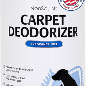 NonScents Carpet Odor Eliminator - Pet and Dog Carpet Deodorizer - Outperforms Baking Soda