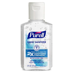 PURELL® Advanced Hand Sanitizer Refreshing Gel, 2 oz Flip Cap Bottle