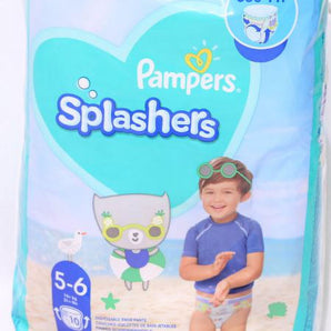 Pampers Splashers Swim Diapers Disposable Swim Pants, Large (> 31 lb), 10 Count