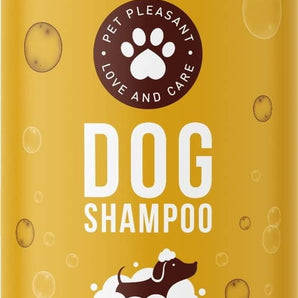 Pet Oatmeal Shampoo for Dogs and Puppies - Moisturizing Oatmeal Dog Shampoo for Dry Skin and Cleansing Dog Care - Puppy Shampoo for Dog Bath and Dog Grooming Care, 8 fl oz