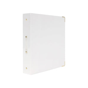 Russell+Hazel 1 1/2" 3-Ring Non-View Binders White (36917)