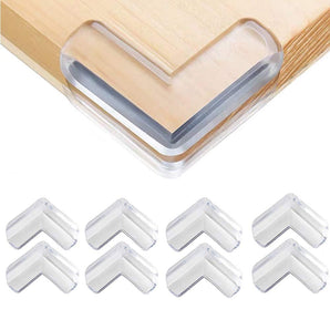Safety Corner Protectors Guards, 24 pcs Baby Proofing Safety Corner Clear Furniture Table Corner Protection, Kids Soft Table Corner Protectors for Child for Furniture Against Sharp Corners