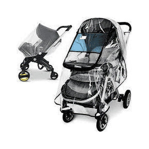 Universal Rain Cover For Baby Pushchair Stroller Pram Canopies-Black