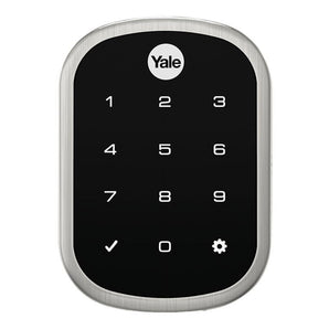 Yale YRD256ZW2619 Key Free Assure Touchscreen Deadbolt with Z-Wave Satin Nickel Finish
