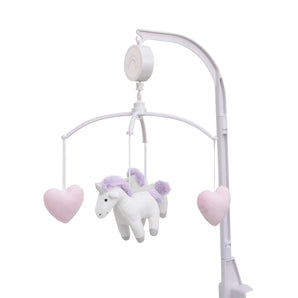 Unicorn Snuggles Musical Mobile with Unicorns and Hearts by Carters