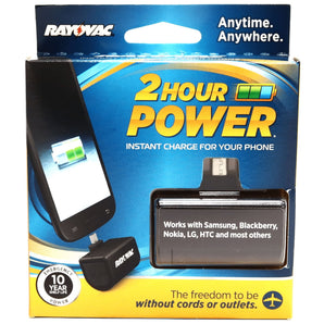 Rayovac PS72-BT6 2 Hour Emergency Charger for Samsung Blackberry