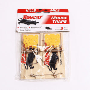 Tomcat Mouse Traps (Wooden), Inexpensive, Effective Way to Catch Mice in the Home, 2 Traps
