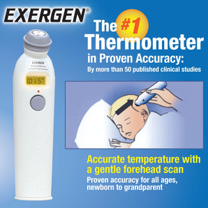 Exergen Smart Glow Temporal Artery Thermometer
