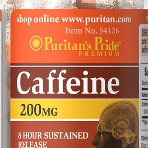 Puritan's Pride Caffeine 200 mg 8-Hour Sustained Release