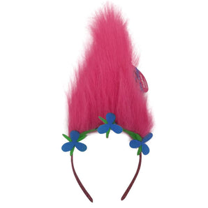 Trolls Girls Dress Up Poppy Hair with Glitter Headband