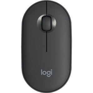 Logitech Pebble M350 Wireless Bluetooth Mouse with USB Connector for Ipad/Computer - Black