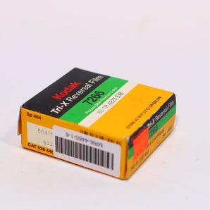 Kodak TXR-464 Tri-X Reversal Black & White, Silent Super 8 Movie Film, 50 Foot Cartridge, Film #7266, ISO 200 / 160, USA