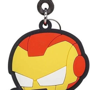 Marvel Iron Man Soft Touch Bag Clip - Marvel Iron Man Backpack Keychains for Boys and Girls, Cute Marvel Iron Man Keychain Accessories for Purse, Marvel Key Ring Charms for Marvel Fans - 4.5 Inch