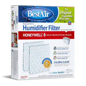 BestAir HW700  Humidifier Replacement Wick Filters for Honeywell