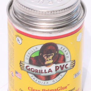 Gorilla PVC PrimaGlue Clear Primer and Cement For PVC 4 oz.