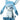 Pokemon Center: Glaceon Sitting Cuties Plush, 7 Inch