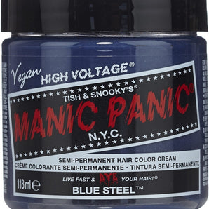 Manic Panic Semi-Permament Haircolor, Blue Steel 4 oz