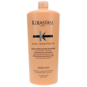 Kerastase Curl Manifesto Bain Hydratation Douceur Gentle Hydrating Creamy Shampoo, 34 oz
