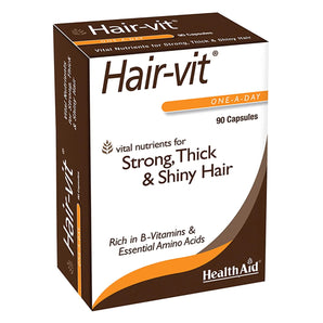 Healthaid Hair-Vit Capsules - One-A-Day 90 Capsules