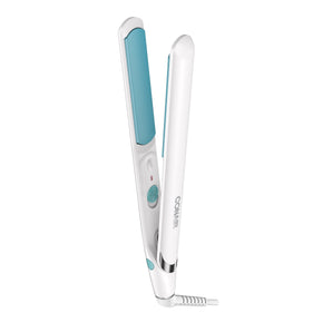 Conair OhSoKind 1" Ceramic Flat Iron Hair Straightener, Ionic, White, Model CS950