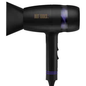 Hot Tools Pro Signature Tourmaline Ceramic Quiet Air Hair Dryer, Black