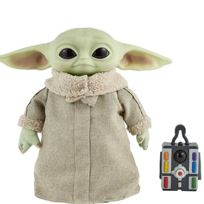 Star Wars Grogu, The Child, 12-in Plush RC Motion Toy, Based on The Mandalorian