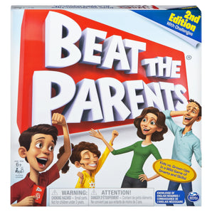 Beat the Parents, Family Board Game of Kids vs. Parents with Wacky Challenges (Edition May Vary)