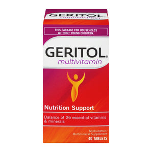 Geritol Multivitamin Nutrition Support Tablets - 40 CT