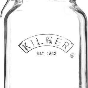 Kilner Square Swing Top Glass Jar | 2L