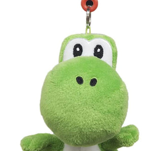 Little Buddy 1834 Super Mario - Yoshi 5" Plush Dangler