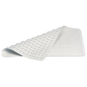 Rubbermaid 1982724 Bath Mat, 22-1/2 in L, 14 in W, Vinyl, White