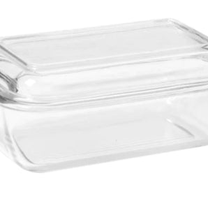 Luminarc Classic Glass Butter Dish with Lid