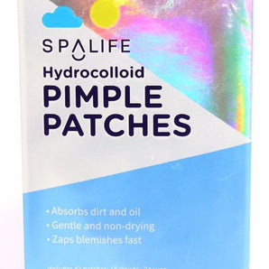 SpaLife Hydrocolloid Pimple Patches Acne 18 clouds & 24 suns Zaps Blemishes face
